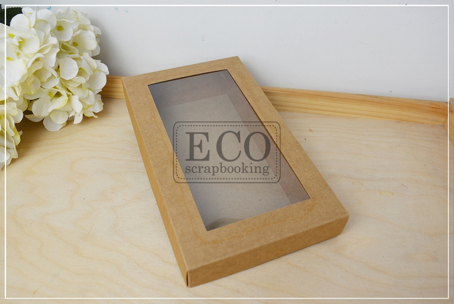 ECO-190-KR Card box 190x110x25mm -kraft