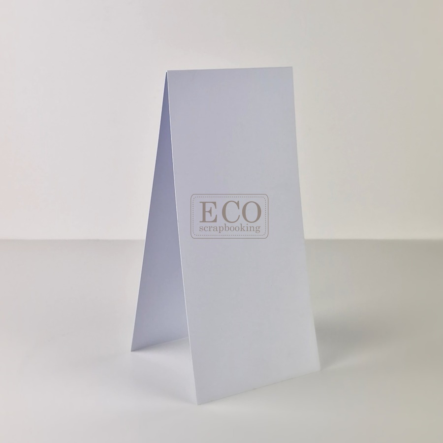 ECO-BKDL-B Base for card card size 21x10cm-white