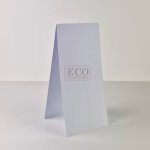 ECO-BKDL-B Base for card card size 21x10cm-white