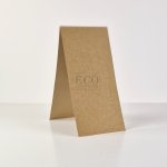ECO-BKDL-KR Base for card card size 210x100mm -kraft