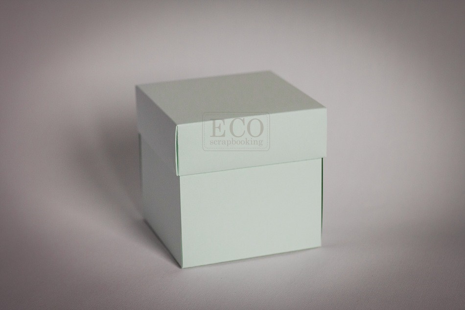 ECO-EX-N Exploding box - blue - 10x10x10cm