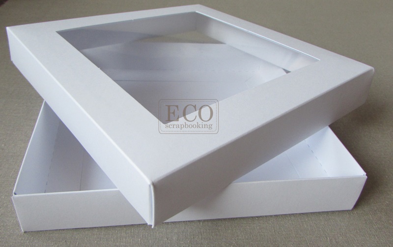 ECO-KW-B Card box 160x160x25mm-white