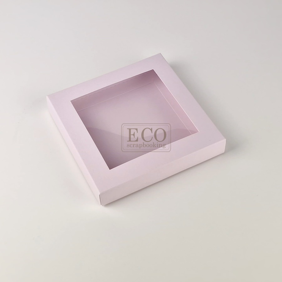 ECO-KW-R Card box 160x160x25mm-pink