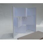 ECO-PARAW-B Base - screen with cover - white
