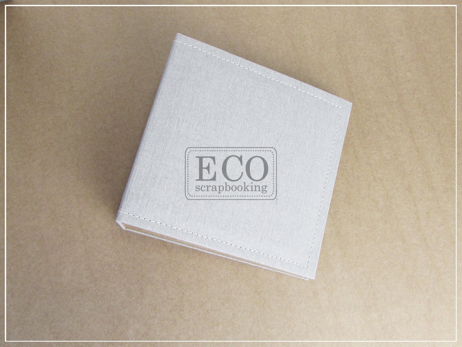 ECO-PRZE-13B Album with stitching 165x162mm - white
