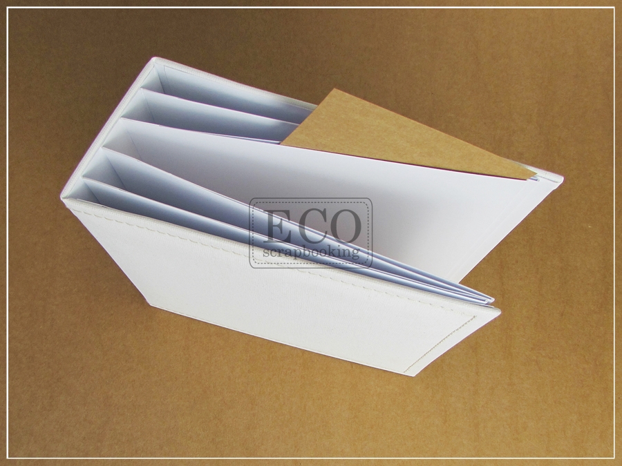 ECO-PRZE-13B Album with stitching 165x162mm - white