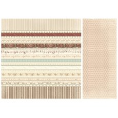 PD1710 Papier dwustronny-Borders - Waiting for Santa II