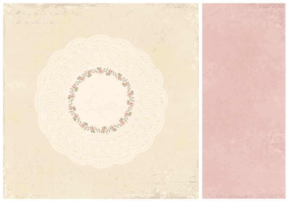 PD2311 Papier dwustronny- Doily - For Mother