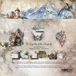 AA-LOD-08 Alchemy of Art - 8x8'' - A SET OF PAPERS 20,3x20,3cm The Legends of the Dragons