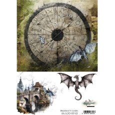 AA-LOD-RP-03 Alchemy of Art  Rice paper  A4 -The Legends of the Dragons