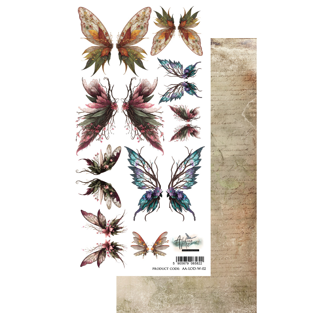 AA-LOD-W-02 Paper sheet 6x12'' The Legends of the Dragons