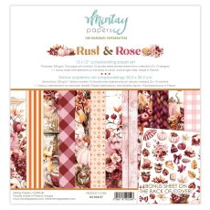 MT-RAR-07 RUST & ROSE - paper set 30.5x30.5cm