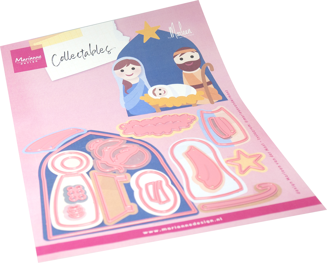COL1576 Dies Marianne Design Collectables -Marleen Nativity Set