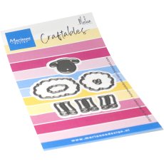 CR1704 Metal Die Marianne Design - Craftable by Marleen Sheep