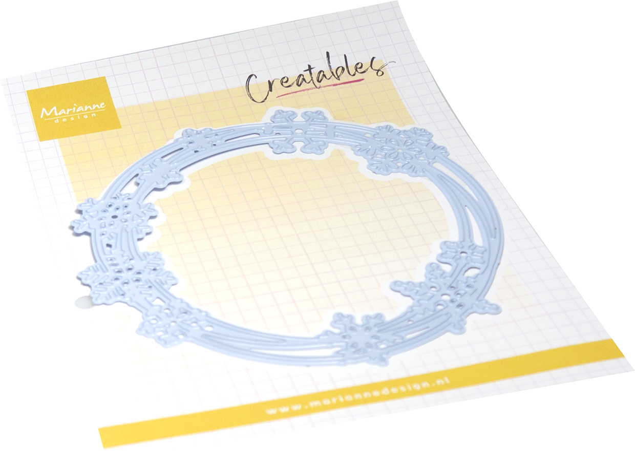 LR0928 Metal Die Marianne Design Creatables -Ice Crystals Circle