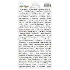 MT-ART-S01 Art Journal - Phrases 1- Paper stickers - MINTAY