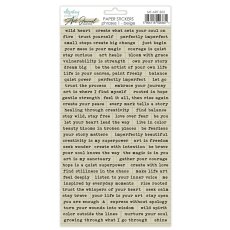 MT-ART-S02 Art Journal - Phrases 1- Paper stickers - MINTAY