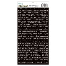 MT-ART-S03 Art Journal - Phrases 1- Paper stickers - MINTAY