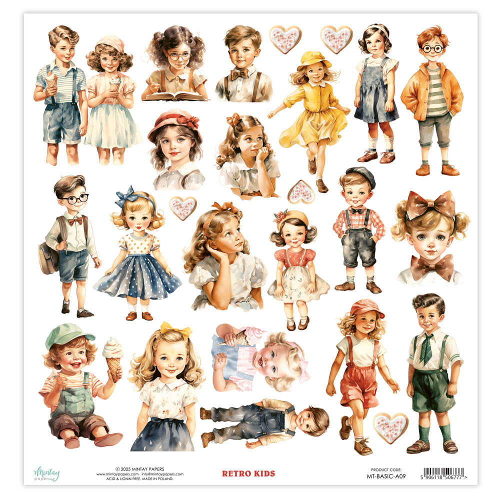 MT-BASIC-A09 Sheet 30.5 x 30.5 cm with elements to cut