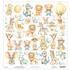 MT-BASIC-A11   Sheet 30.5 x 30.5 cm with elements to cut 