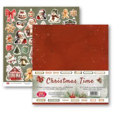 CPS-CHT30-12 Paper set 12x12" Christmas Time  -12 sheets