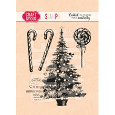 CS053 Clear Stamps Christmas Tree - Craft & You Design