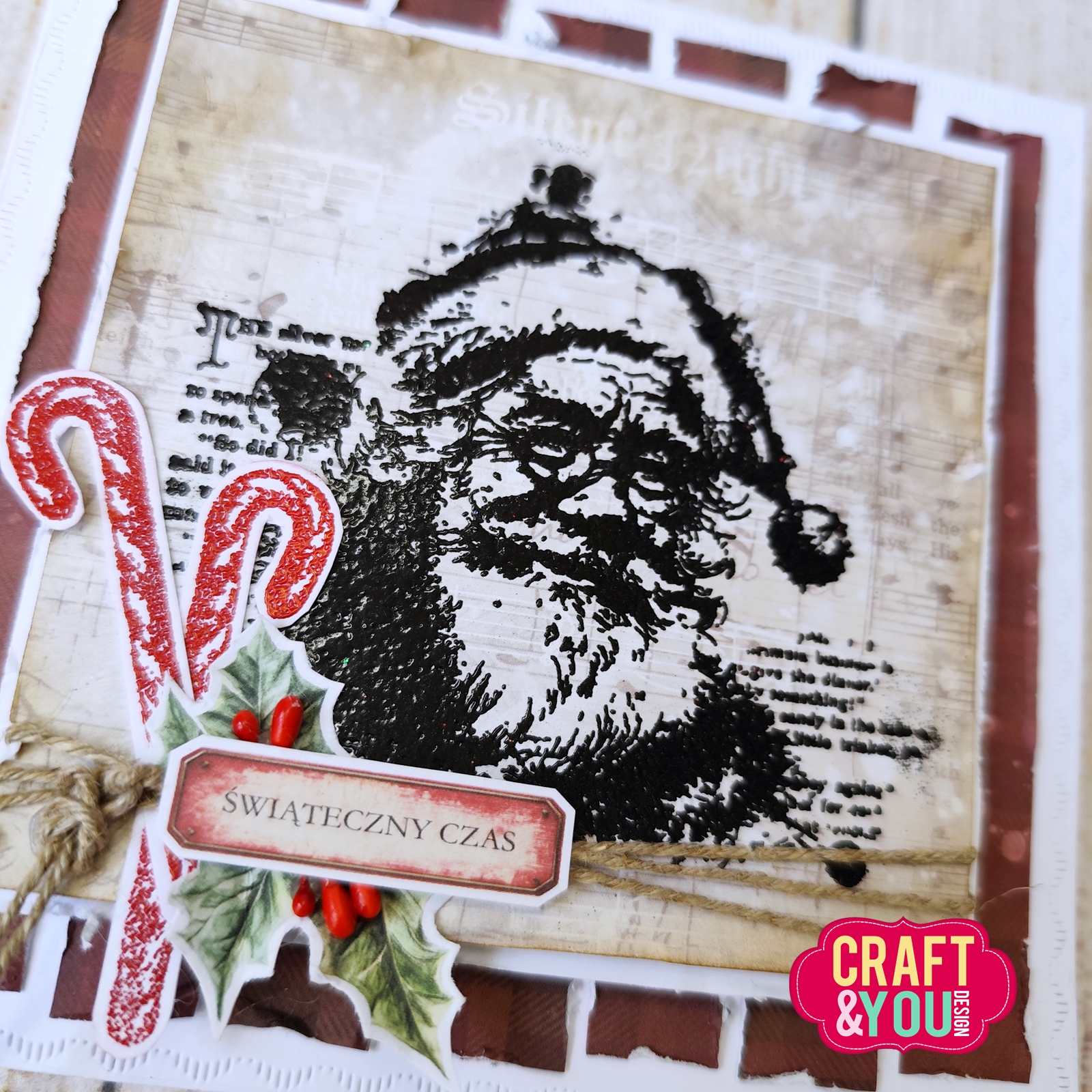 CS054 Clear Stamps Santa Claus - Craft & You Design