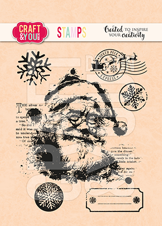 CS054 Clear Stamps Santa Claus - Craft & You Design
