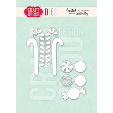 CW369 Cutting Die -Candy Canes Craft&You Design