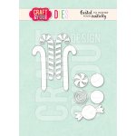 CW369 Cutting Die -Candy Canes Craft&You Design