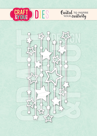 CW372 Cutting Die -Starry Background Craft&You Design