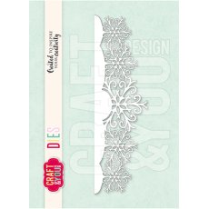 CW375 Cutting Die -Snowflakes Border Craft&You Design