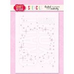 SC013 Stencil Sparks Wreath  Craft & You Design