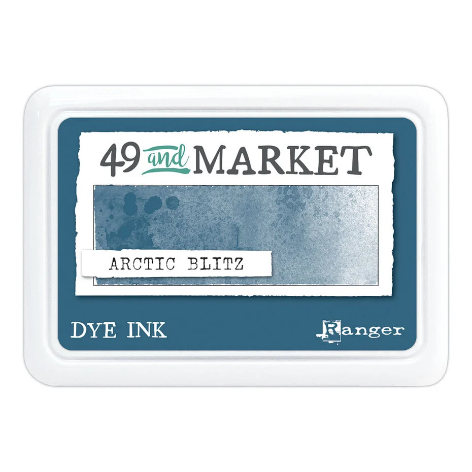 FMP92360 49 & Market Dye Ink Pad- arctic blitz