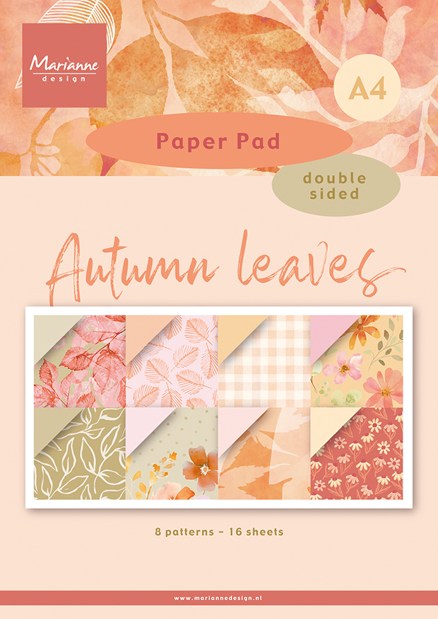 PK9215 Autumn Leavesr - paper pad A4