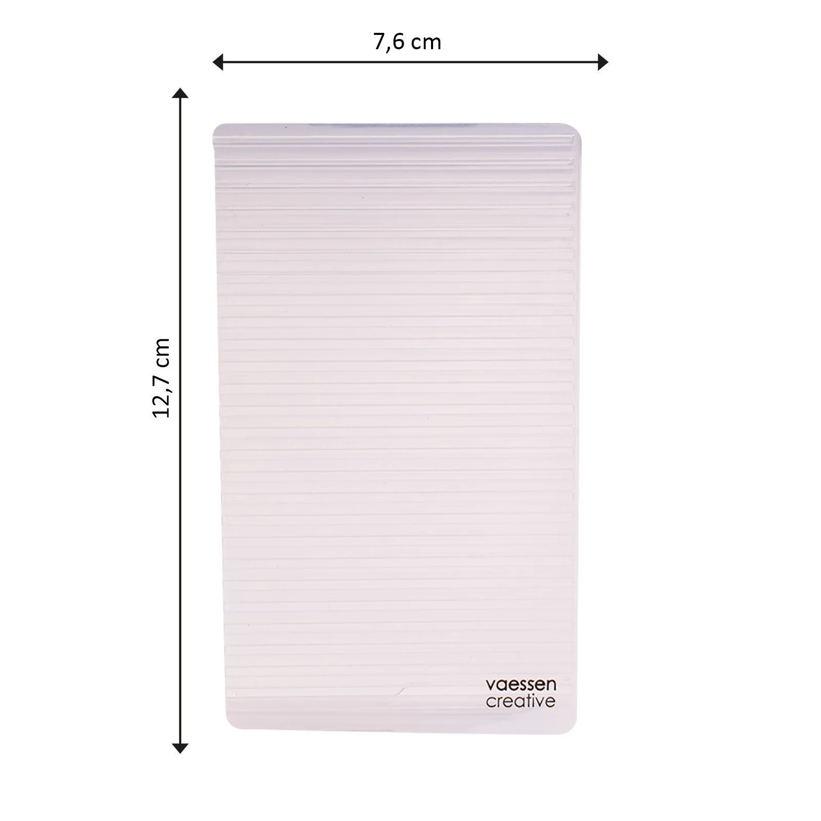 100604-108 Folder embossing 7,6x12,7cm- Lines