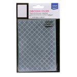 100605-033 Vaessen Creative • Embossing Folder 10,7x14,6cm- Wire Mesh Fencing