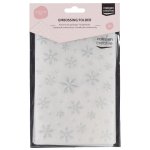 100607-011 Vaessen Creative • Embossing Folder 12,7x17,7cm-  Snowflakes