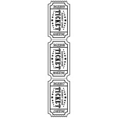 100609-003 Folder embossingu- Embossing Folder Tickets