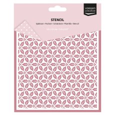 3625-0117  Vaessen Creative • Stencil Holly Leaves