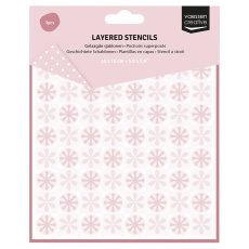3625-0120  Vaessen Creative • Stencil Checkered Pattern