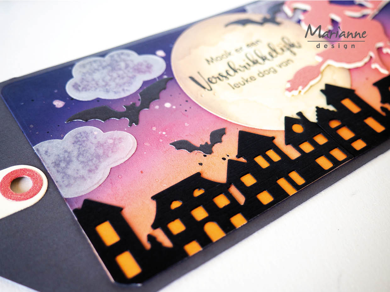 CR1708 Metal Die Marianne Design - Craftable Punch die XL-Halloween
