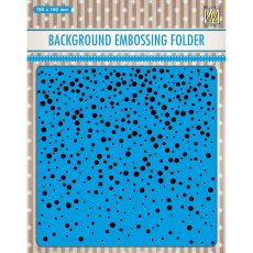 EEB020 Nellie's Choice • 3D Embossing Folder -Background Snow