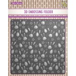 EF3D085 Nellie's Choice • 3D Embossing Folder Background Bunnies and Carrots