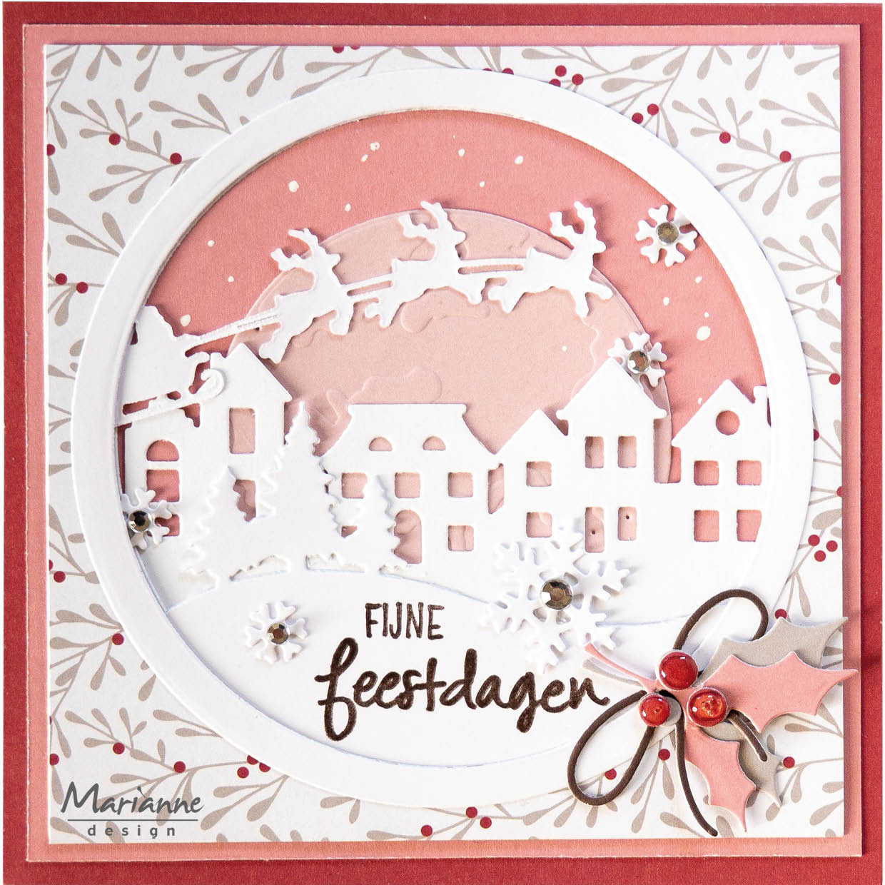 LR0934 Metal Die Marianne Design Creatables Santa&Sleigh