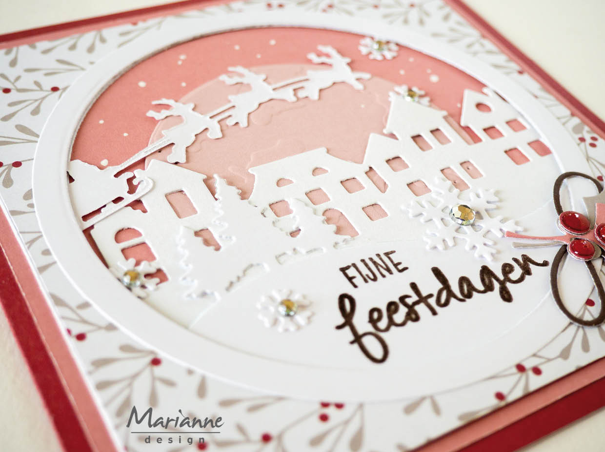 LR0934 Metal Die Marianne Design Creatables Santa&Sleigh