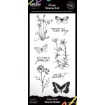 ACSCS0015 Laurel Grove Maker Series 4x8 Inch Clear Stamp Set Grove Notes