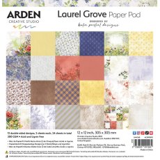 ACSPP0012 Laurel Grove  12x12 Inch Paper Pad