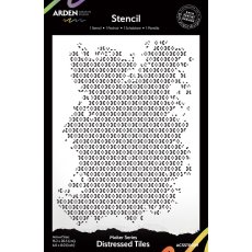 ACSST0009 Laurel Grove Maker Series 6x8 Inch Stencil Distressed Tiles