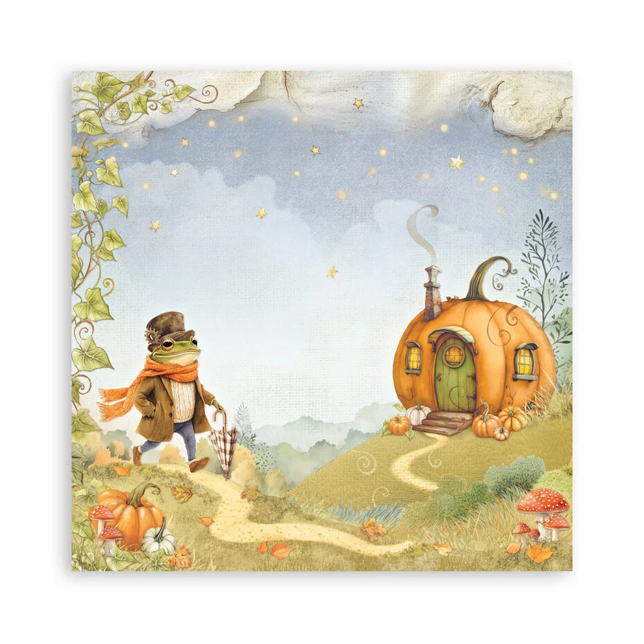 SBBSXB17 Stamperia Whispering Wood Paper Pack Maxi (Single Face)